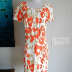 Trina Turk Leopard Print Shift Dress Size 10
